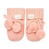 Baby [0-23M] Toshi Booties + Mittens | Toshi Organic Booties - Marley / Blossom