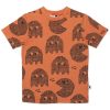 Child [2-14] Minti Tops | Minti Retro Tee - Orange Wash