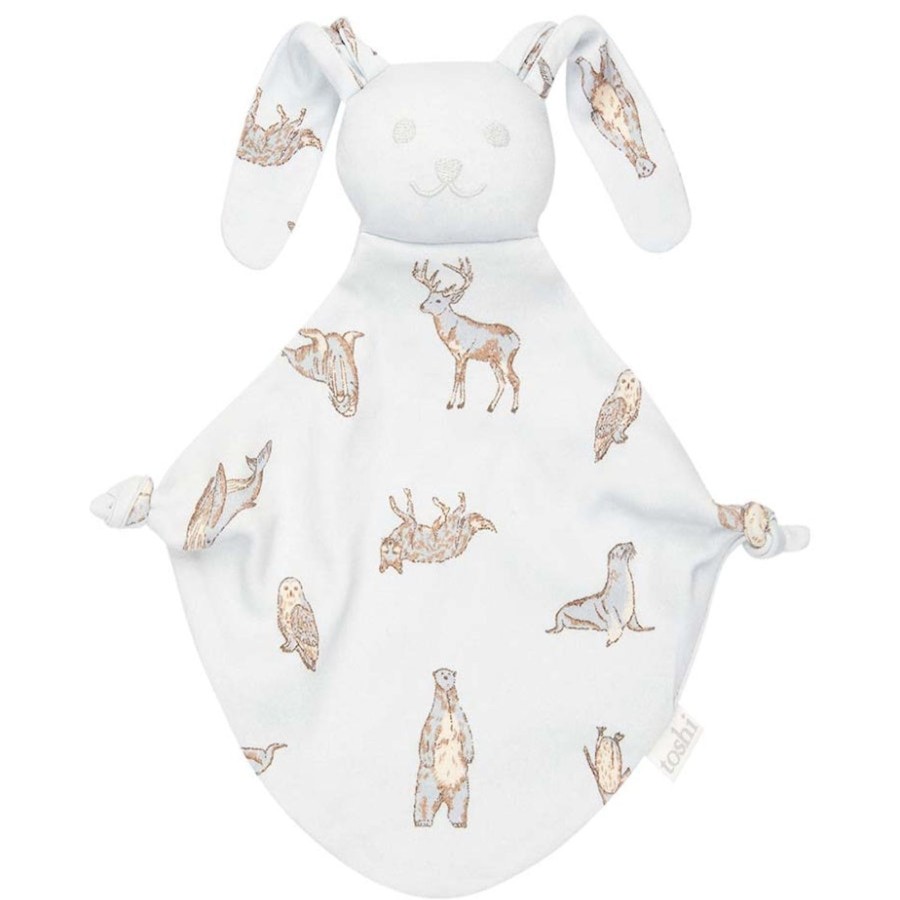 Baby [0-23M] Toshi Comforters | Toshi Mini Baby Bunny - Arctic