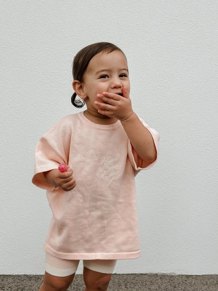 Baby [0-23M] Ziggy Lou Tops | Ziggy Lou - Signature Tee | Dusk