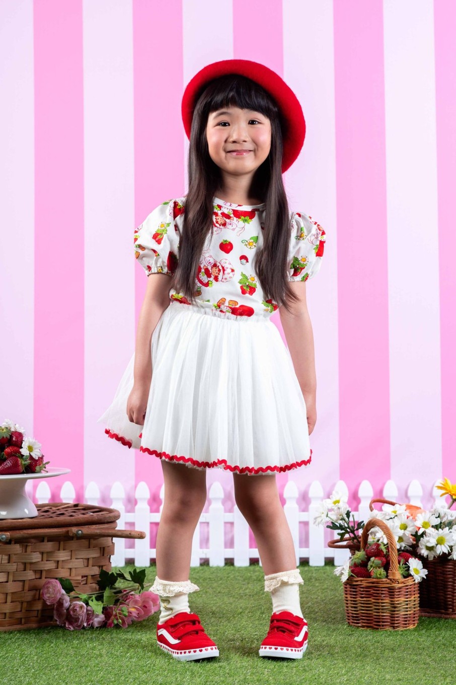 Child [2-14] Rock Your Baby Dresses | Rock Your Baby Circus Dress - Strawberries Forever