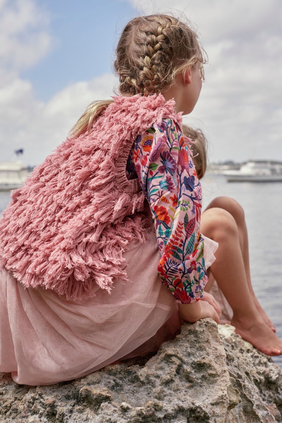 Child [2-14] Alex & Ant Knitwear | Alex & Ant Elise Knit Vest - Rose