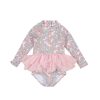 Child [2-14] Huxbaby Swim | Huxbaby Rainbow Daisy Ballet Swimsuit - Multi