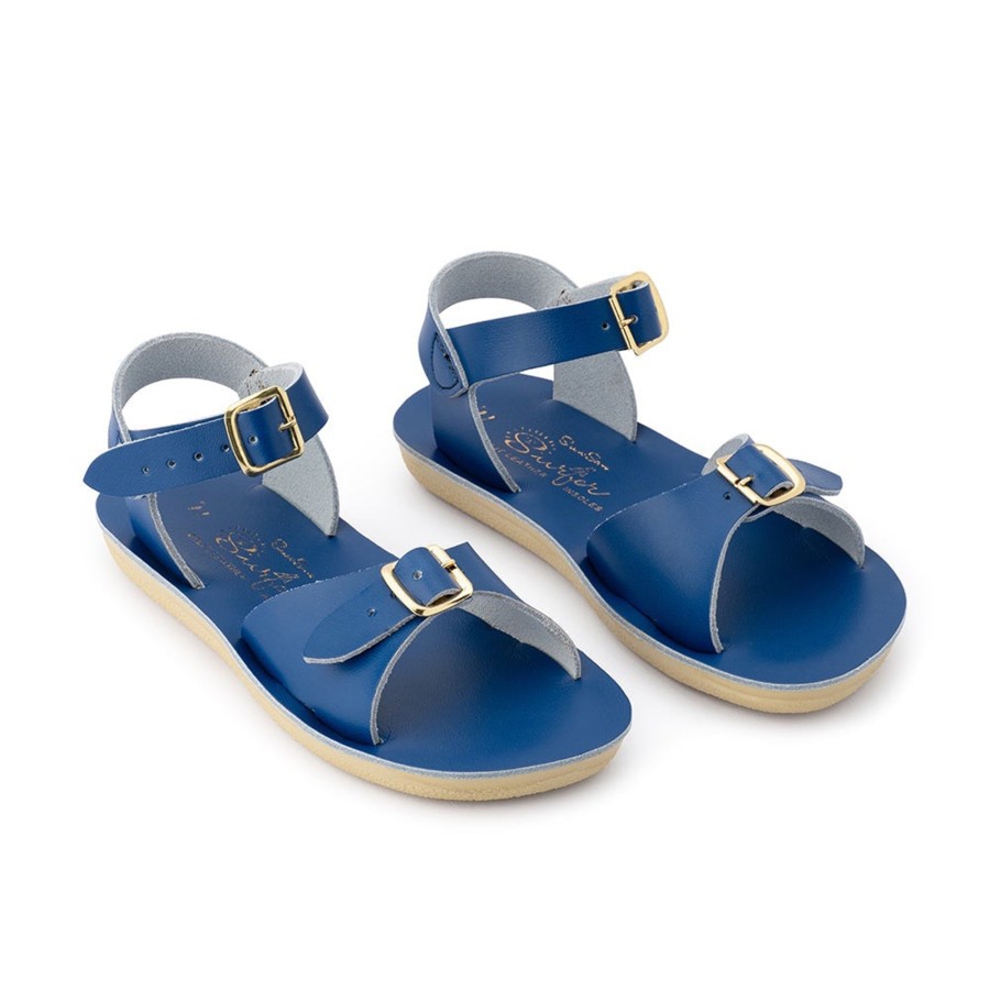 Child [2-14] Saltwater Sandals Footwear | Saltwater Sandals Sun San Surfer Cobalt