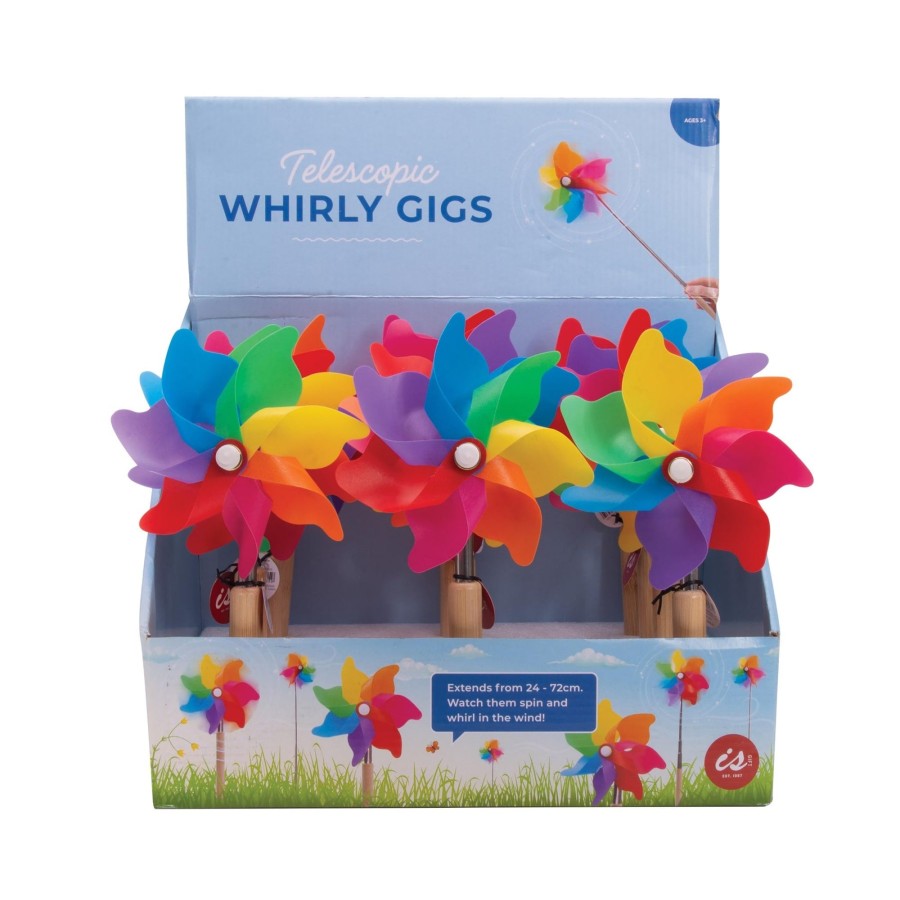 Play + Learn IS GIFT Small + Fun | Telescopic Whirly Gigs - Assorted