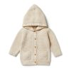 Child [2-14] Wilson & Frenchy Knitwear | Wilson And Frenchy Knitted Button Jacket - Sand Melange