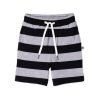 Child [2-14] Minti Bottoms | Minti Duo Short - Black/Grey Marle Stripe