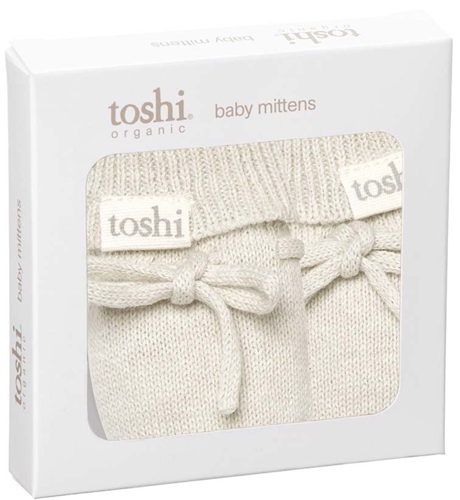 Baby [0-23M] Toshi Booties + Mittens | Toshi Organic Mittens - Marley / Cream