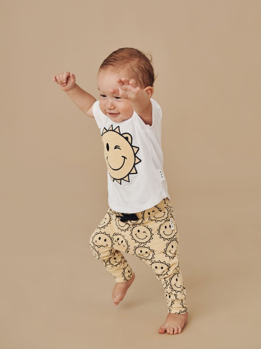 Child [2-14] Huxbaby Bottoms | Huxbaby Drop Crotch Pant - Sunny Bear Print