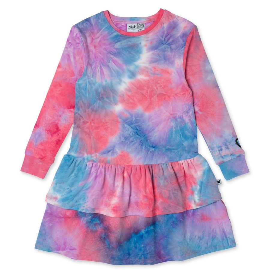 Baby [0-23M] Minti Dresses | Minti Sundae Tie Dye Dress - Multi