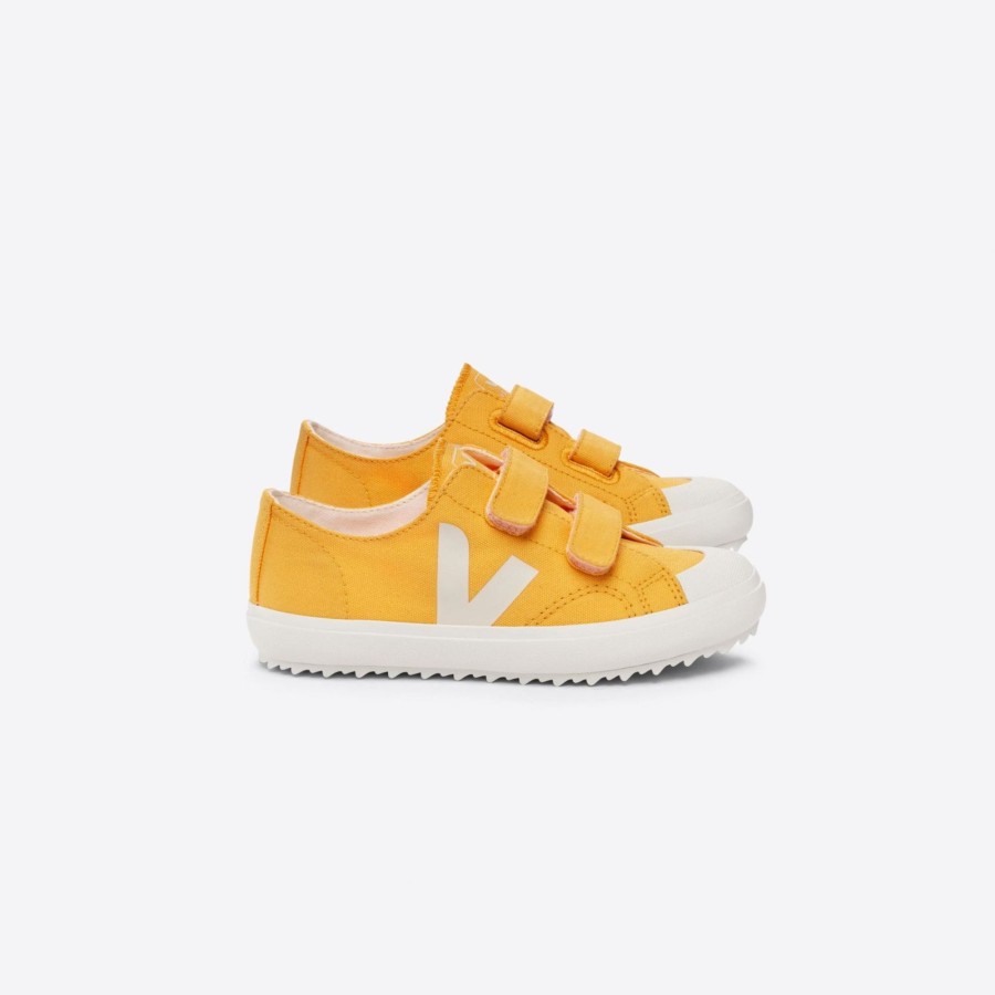 Child [2-14] Veja Footwear | Veja Ollie Velcro Canvas - Oasis Pierre