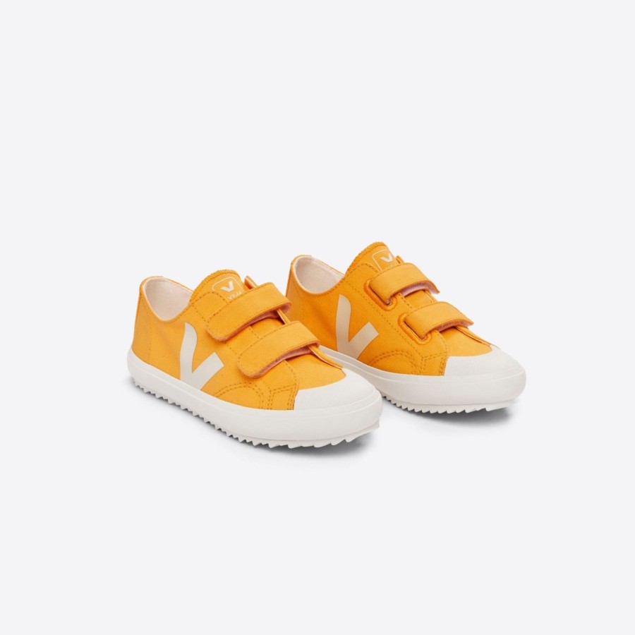 Child [2-14] Veja Footwear | Veja Ollie Velcro Canvas - Oasis Pierre