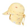 Baby [0-23M] Toshi Hats | Toshi Swim Baby Flap Cap - Sunny