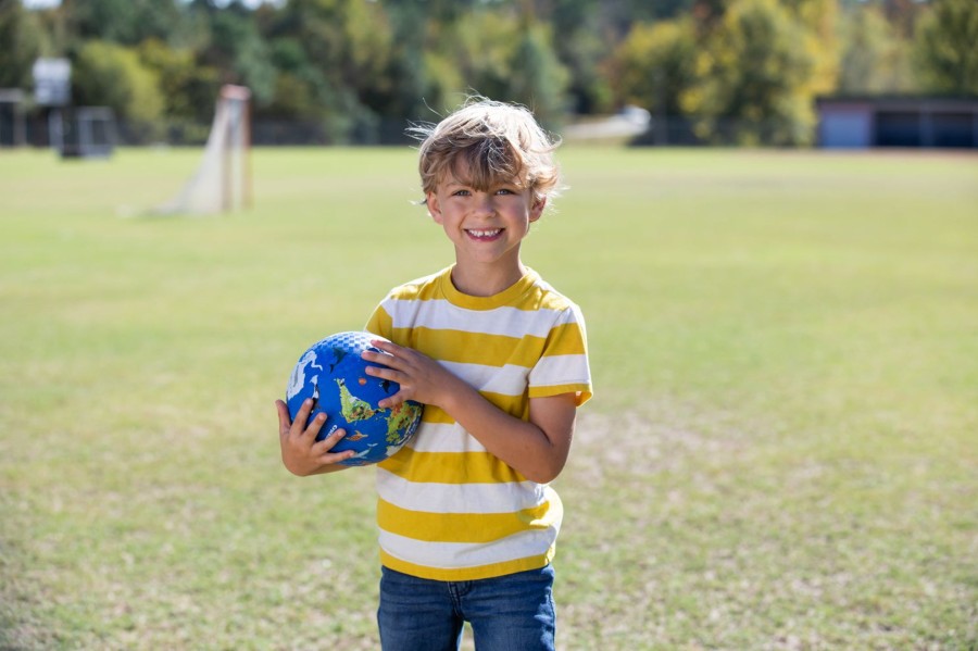 Play + Learn Crocodile Creek Outdoor | 5 Inch Playground Ball - World