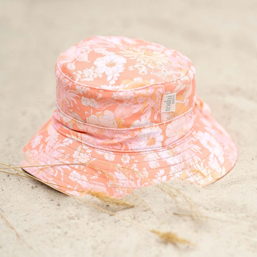 Child [2-14] Toshi Swim | Toshi Swim Sun Hat - Tea Rose