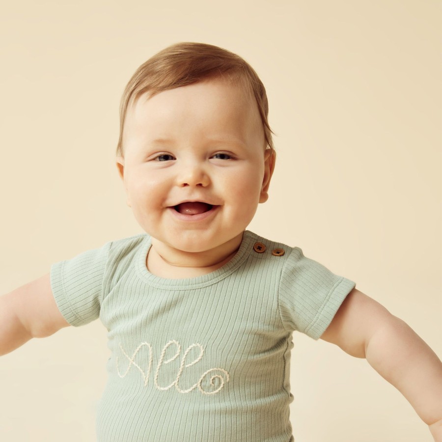 Baby [0-23M] Wilson & Frenchy Tops | Wilson And Frenchy Organic Rib Tee Allo