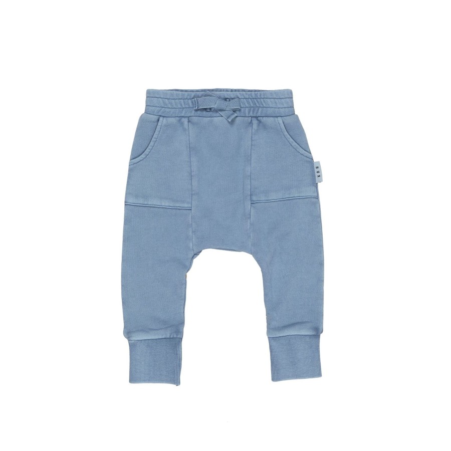 Child [2-14] Huxbaby Bottoms | Huxbaby Vintage Lake Pocket Drop Crotch Pant