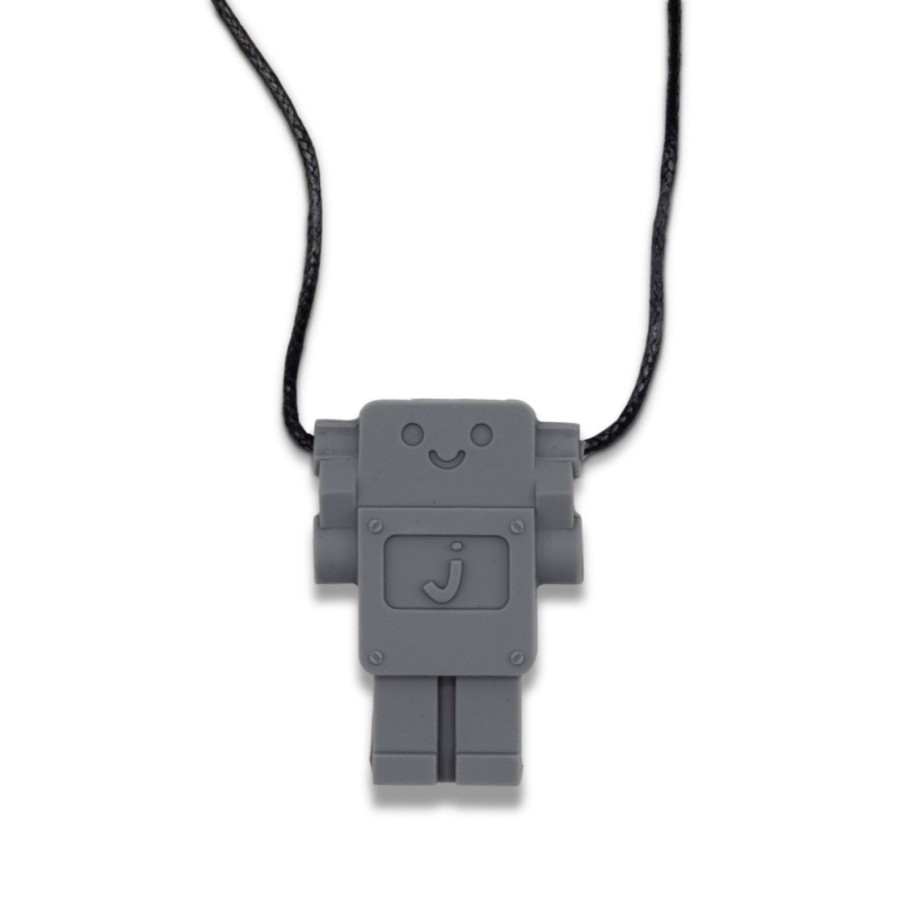 Play + Learn Jellystone Designs Sensory | Robot Pendant - Steel Grey