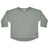 Child [2-14] Quincy Mae Tops | Quincy Mae Long Sleeve Tee | Sea Green