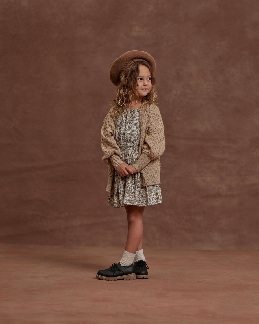 Child [2-14] Rylee + Cru Knitwear | Rylee + Cru Gretel Cardigan - Putty