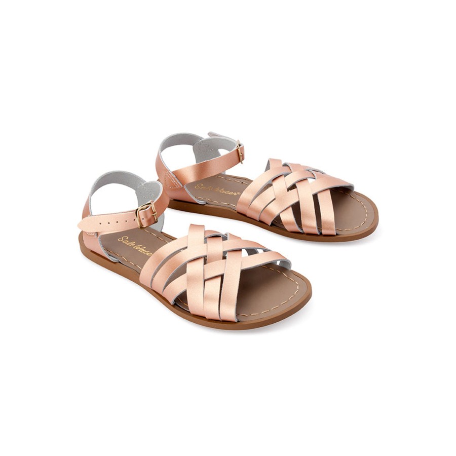 Child [2-14] Saltwater Sandals Footwear | Saltwater Sandals Retro Rose Gold