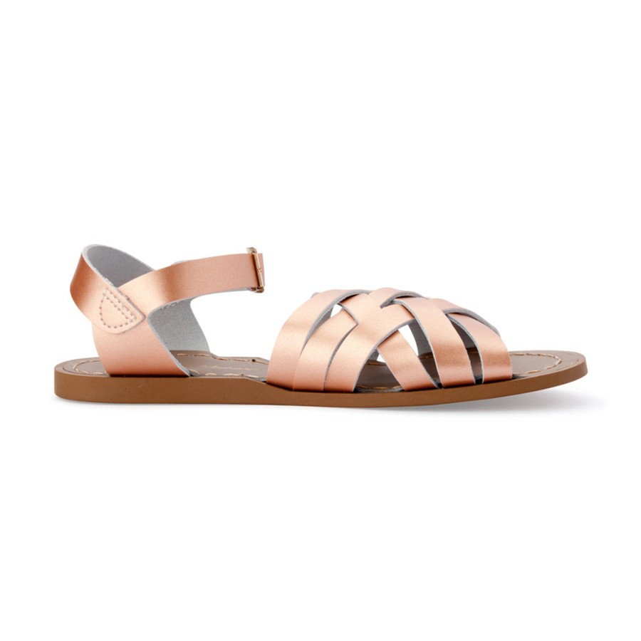 Child [2-14] Saltwater Sandals Footwear | Saltwater Sandals Retro Rose Gold