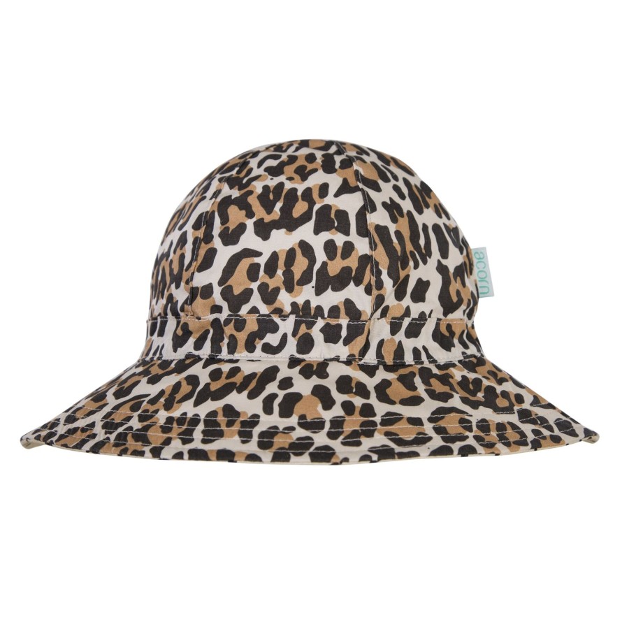 Child [2-14] Acorn Hats | Acorn Wide Brim Sunhat - Leopard