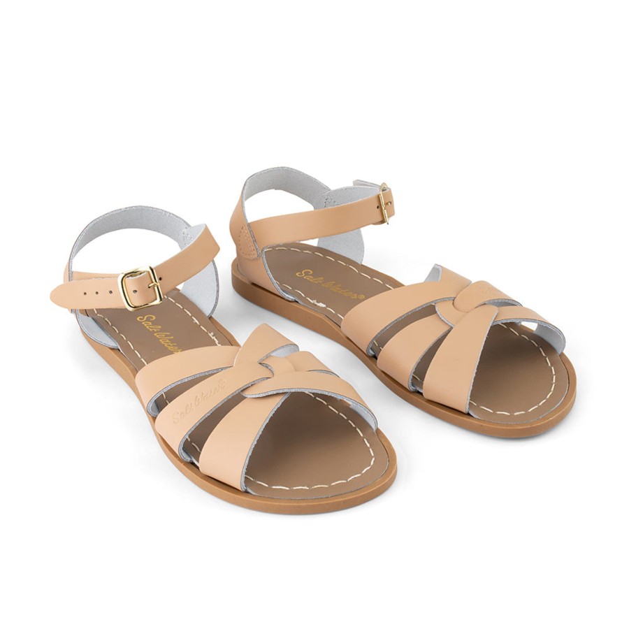 Child [2-14] Saltwater Sandals Footwear | Saltwater Sandals Original Latte