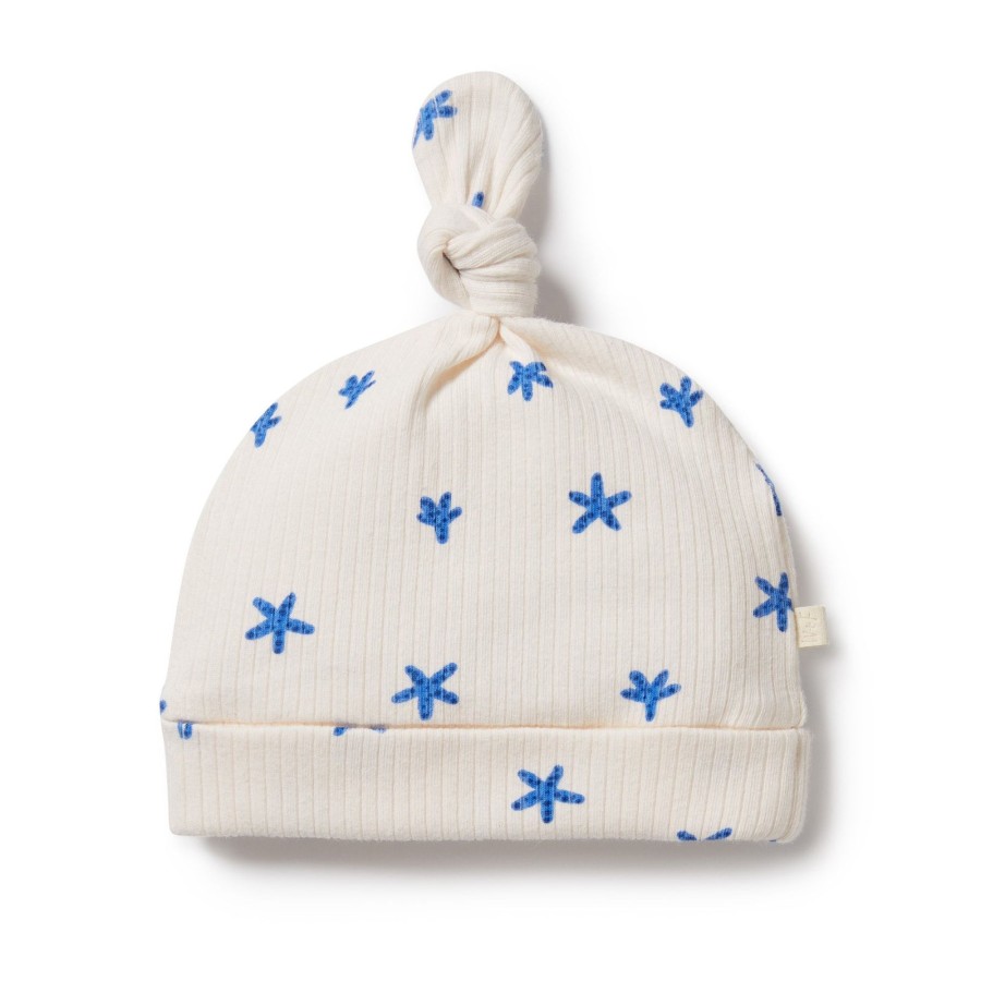 Baby [0-23M] Wilson & Frenchy Beanies | Wilson And Frenchy Organic Rib Knot Hat Little Starfish