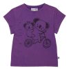 Child [2-14] Minti Tops | Minti Biking Koalas Tee - Purple Wash