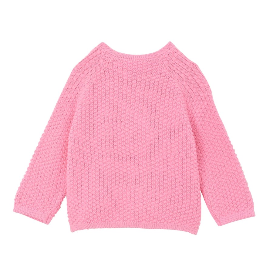 Baby [0-23M] Milky Outerwear | Milky Baby Knit Cardigan - Pink