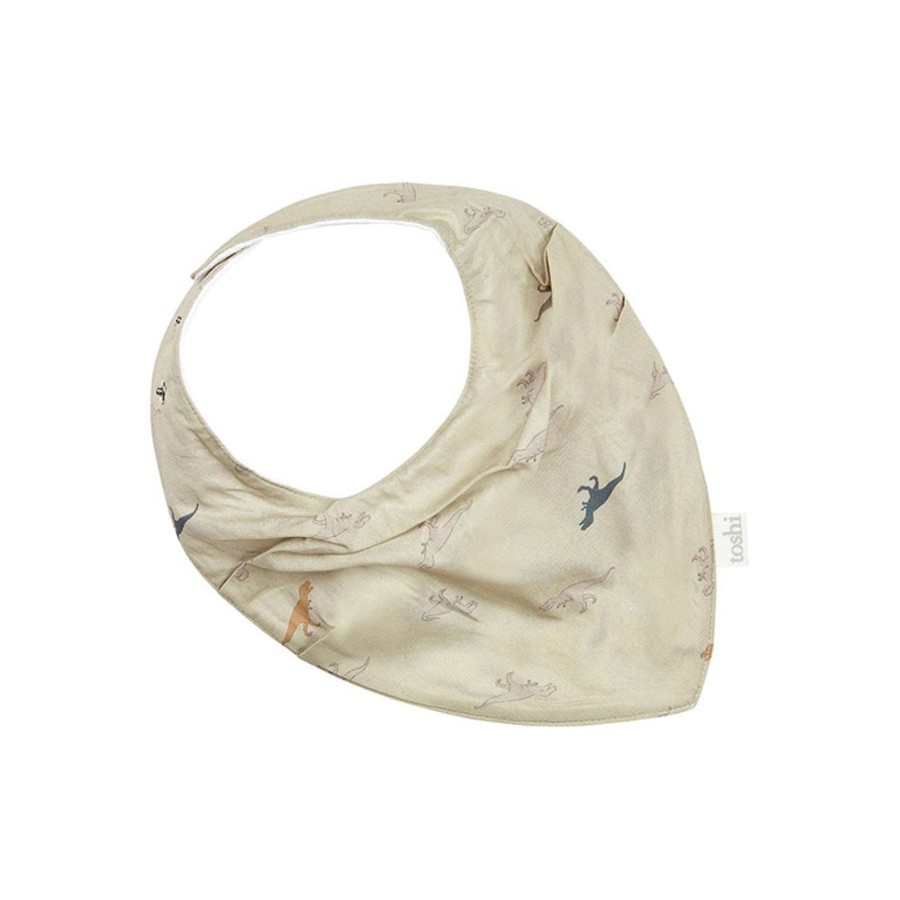 Baby [0-23M] Toshi Bibs | Toshi Baby Bandana Bib 2Pc - Dinosauria