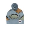 Baby [0-23M] Huxbaby Beanies | Huxbaby Dino Knit Beanie - Teal