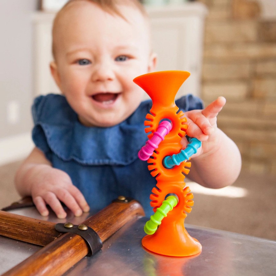 Baby [0-23M] Fat Brain Sensory | Fat Brain - Pipsquigz Loops - Orange