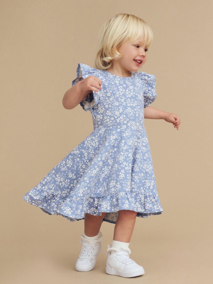 Baby [0-23M] Huxbaby Dresses | Huxbaby Floral Lake Swing Dress