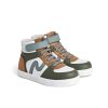 Child [2-14] Pretty Brave Footwear | Pretty Brave Hi-Top - Khaki Mix