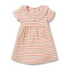 Baby [0-23M] Wilson & Frenchy Dresses | Wilson And Frenchy Organic Ruffle Dress Petit Rouge