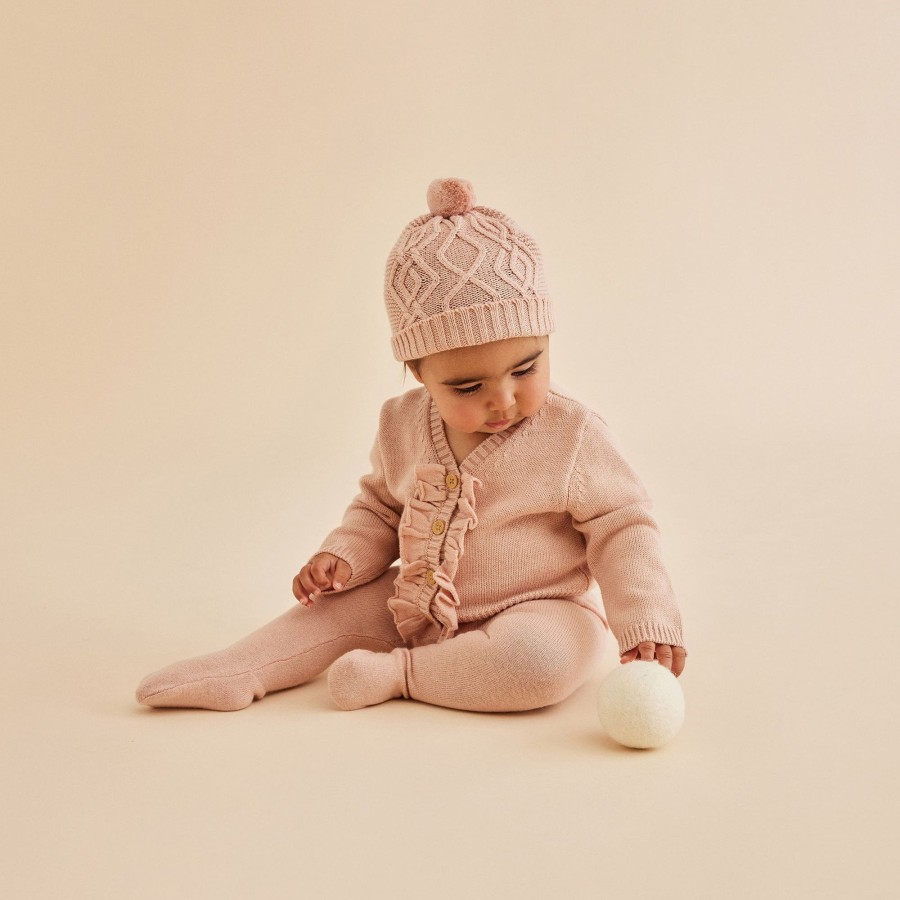 Child [2-14] Wilson & Frenchy Beanies | Wilson And Frenchy Knitted Cable Hat - Rose