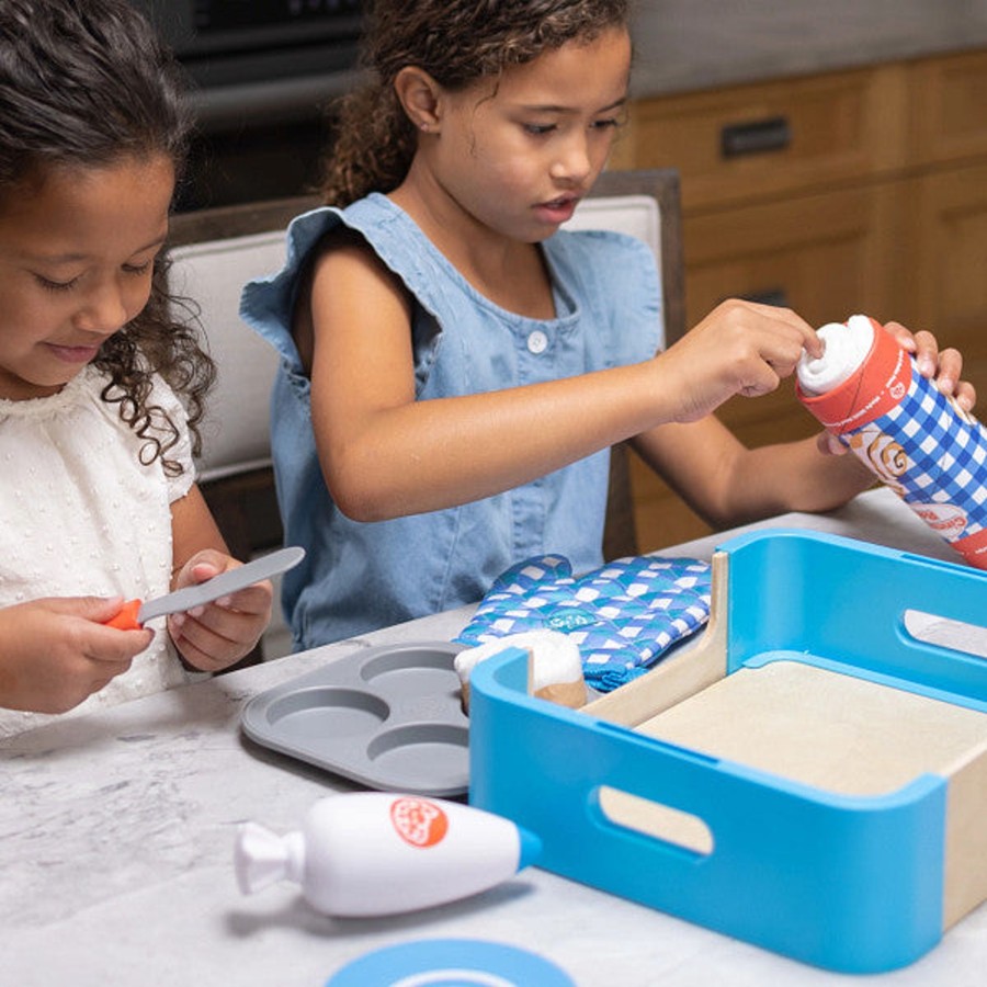 Play + Learn Fat Brain Wooden Toys | Fat Brain - Pretendables Cinnamon Roll Set