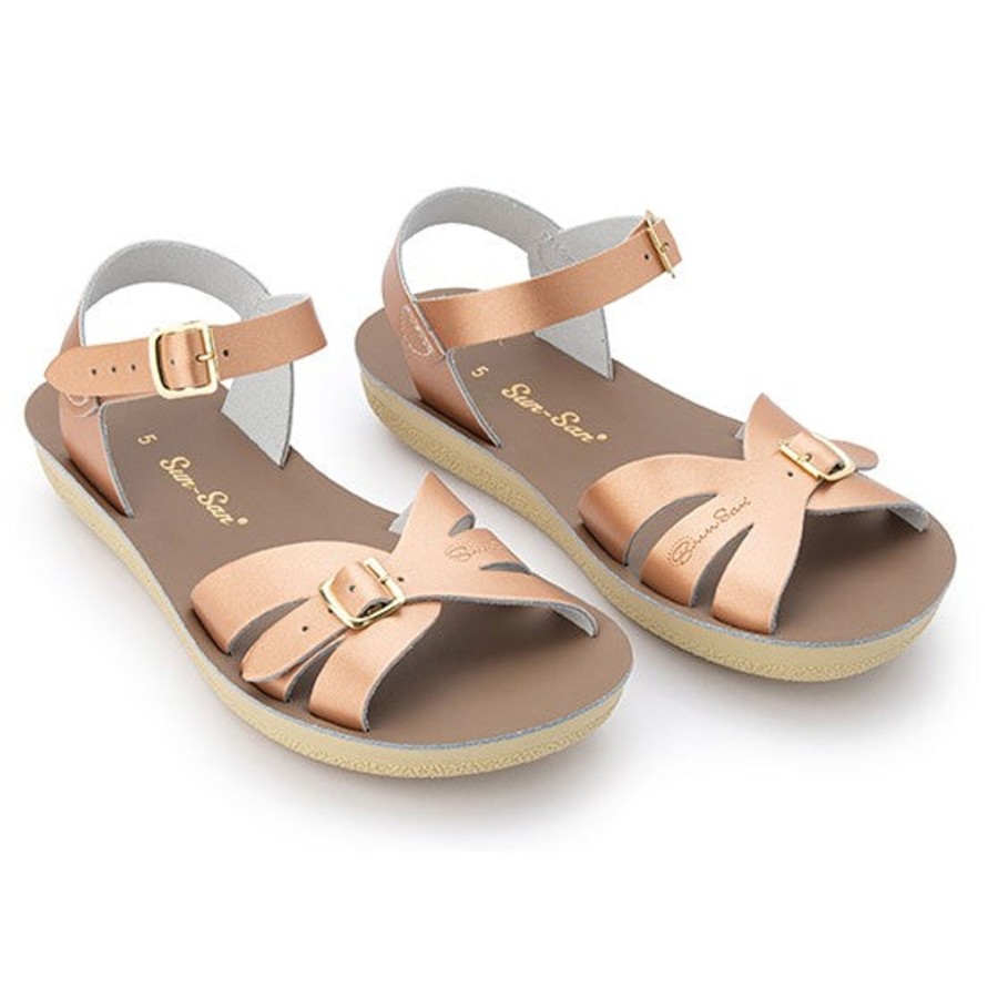 Grown Ups Saltwater Sandals | Saltwater Sandals Adults Sun San Boardwalk Rose Gold