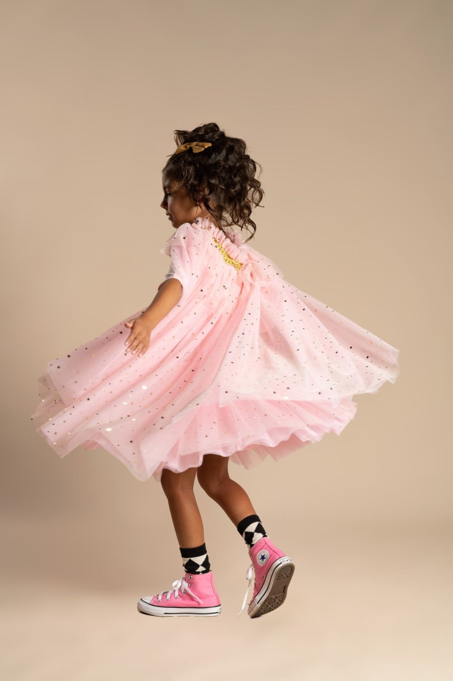 Play + Learn Rock Your Baby Dress Ups | Rock Your Baby Starry Pink Tulle Cape