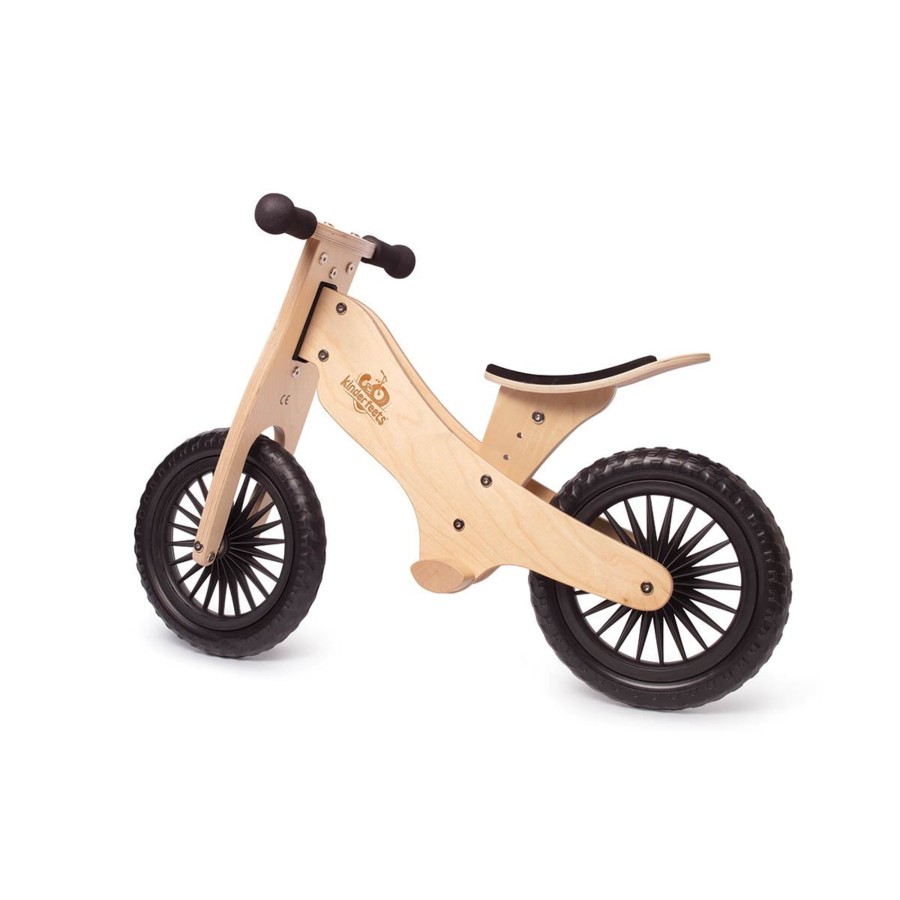 Play + Learn Kinderfeets Bikes + Trikes | Balance Bike - Natural