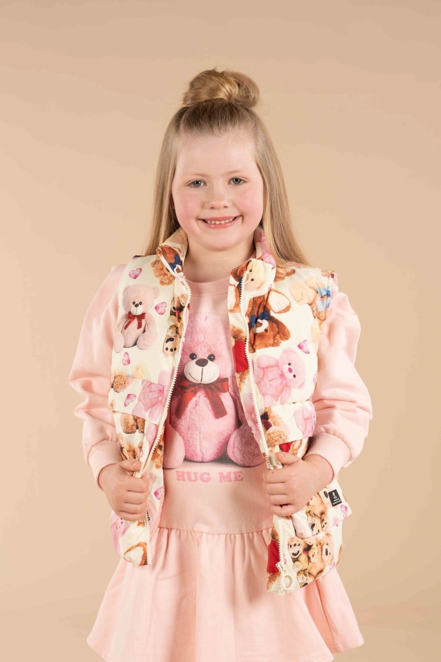 Child [2-14] Rock Your Baby Outerwear | Rock Your Baby Teddy Padded Vest With Lining