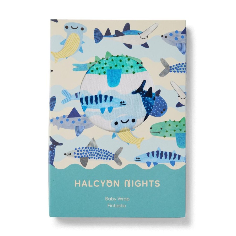 Baby [0-23M] Halcyon Nights Swaddles + Wraps | Halcyon Nights Fintastic Baby Wrap