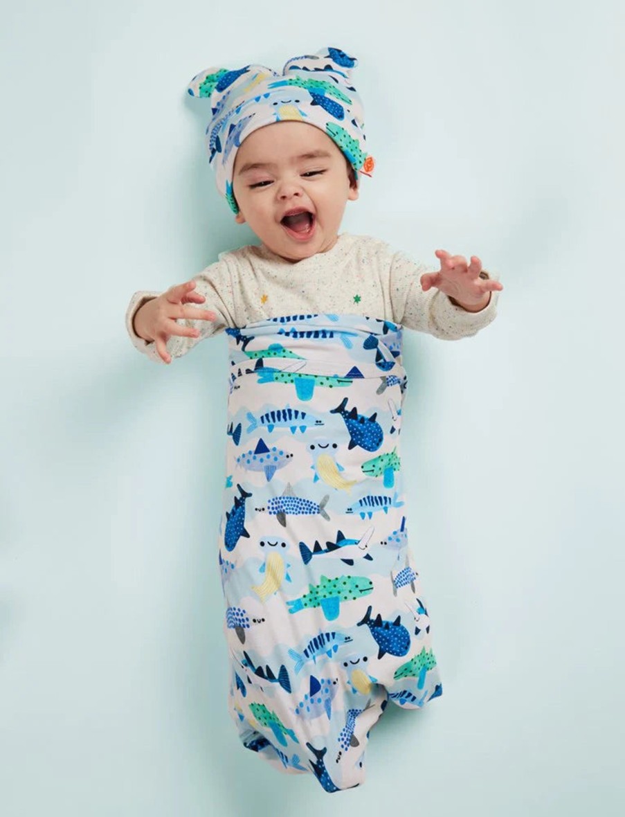 Baby [0-23M] Halcyon Nights Swaddles + Wraps | Halcyon Nights Fintastic Baby Wrap