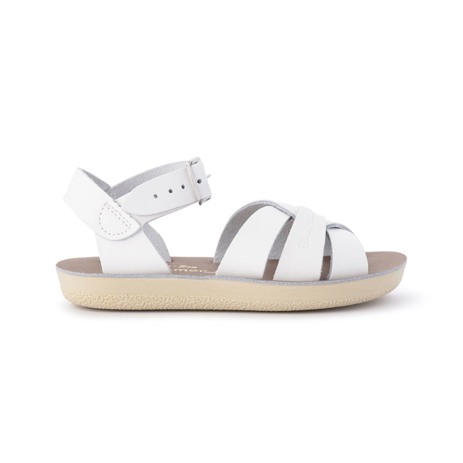 Child [2-14] Saltwater Sandals Footwear | Saltwater Sandals Sun San Swimmer White