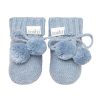 Baby [0-23M] Toshi Booties + Mittens | Toshi Organic Booties - Marley / Tide