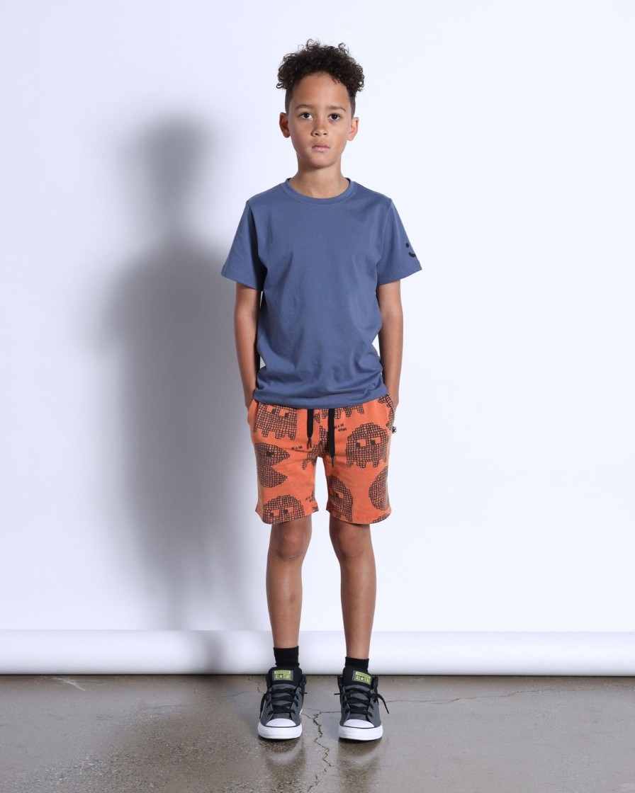 Child [2-14] Minti Tops | Minti Happy Face Tee - Midnight