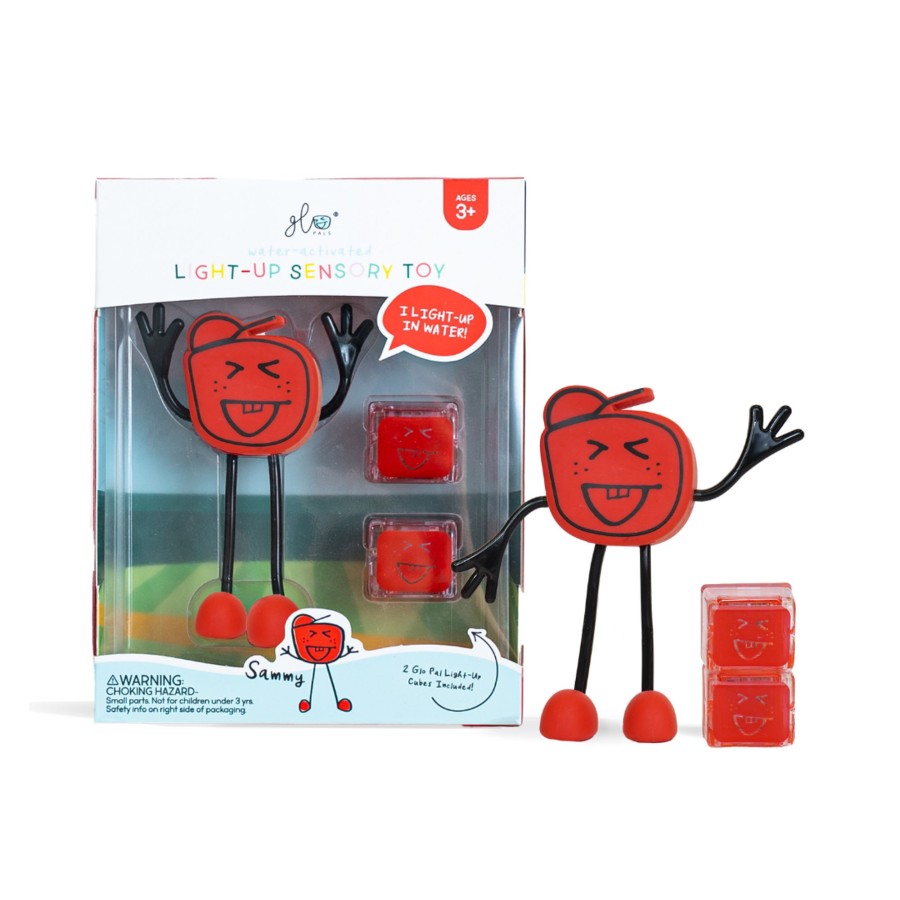 Play + Learn Glo Pals Sensory | Glo Pal Characters - Sammy | Red