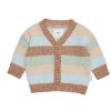 Child [2-14] Huxbaby Knitwear | Huxbaby Stripe Boxy Cardigan - Multi